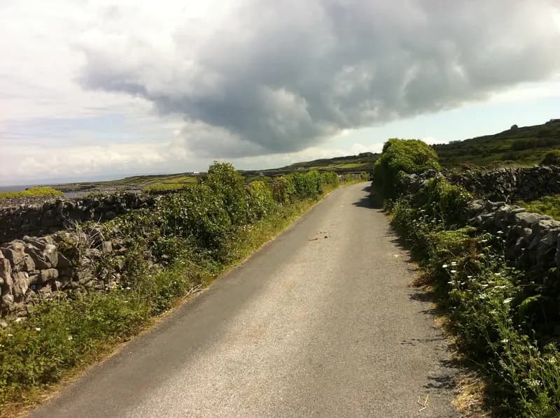 Cycling to Dún Aonghasa on a Hired Bike