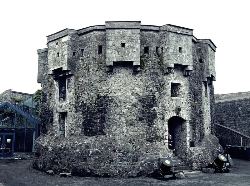 Athlone Castle's stone keep, the Anglo-Norman heart of the Left Bank