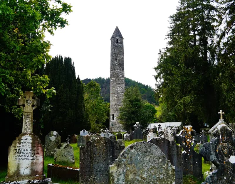 Glendalough Monastic Site & Round Tower