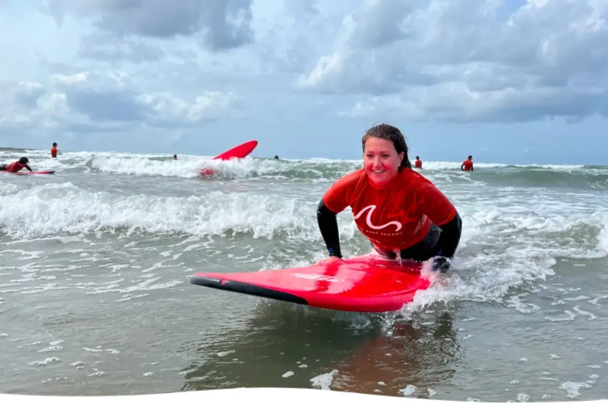 Surf lesson with Atlantic Surf School