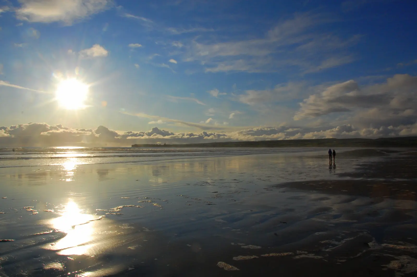 Lahinch promenade and beach on Liscannor Bay